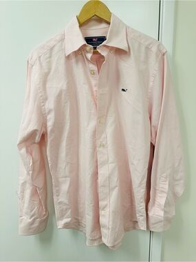 Vineyard Vines Pink Whale Shirt - Embroidered Logo